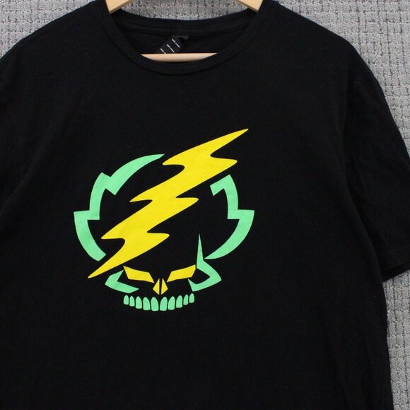 The Grateful Dead Shirt Mens XL Black Short Sleeve Kilowatt Graphic Art - Picture 3 of 8
